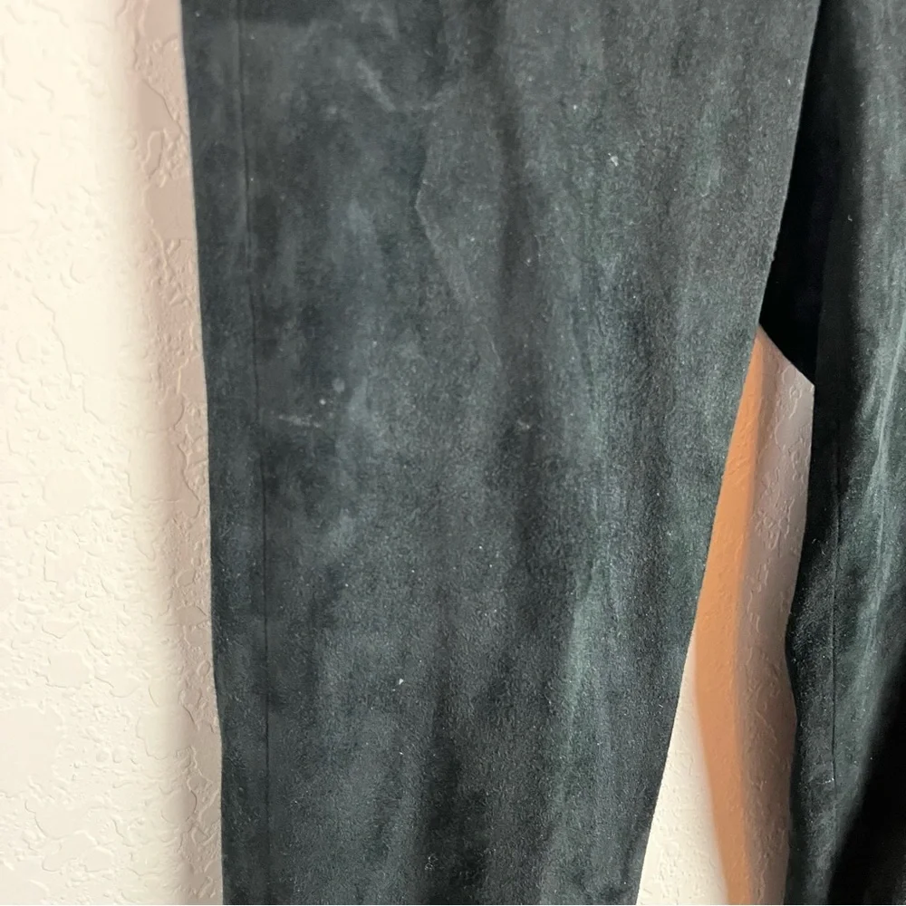 Vince Suede Lamb Leather Leggings Straight Leg Pants